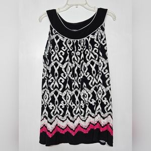 Notations sleeveless top size 1x
